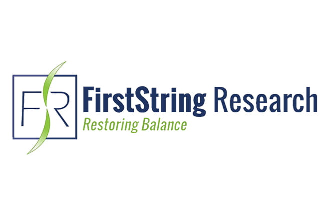 FirstString Research logo "Restoring Balance"