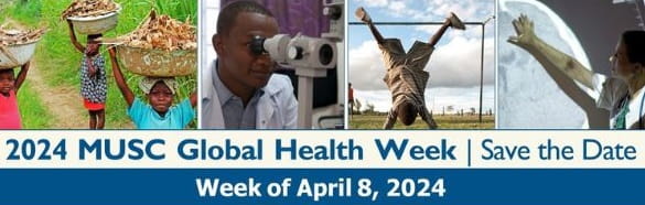 2024 Global Health Week save the date banner