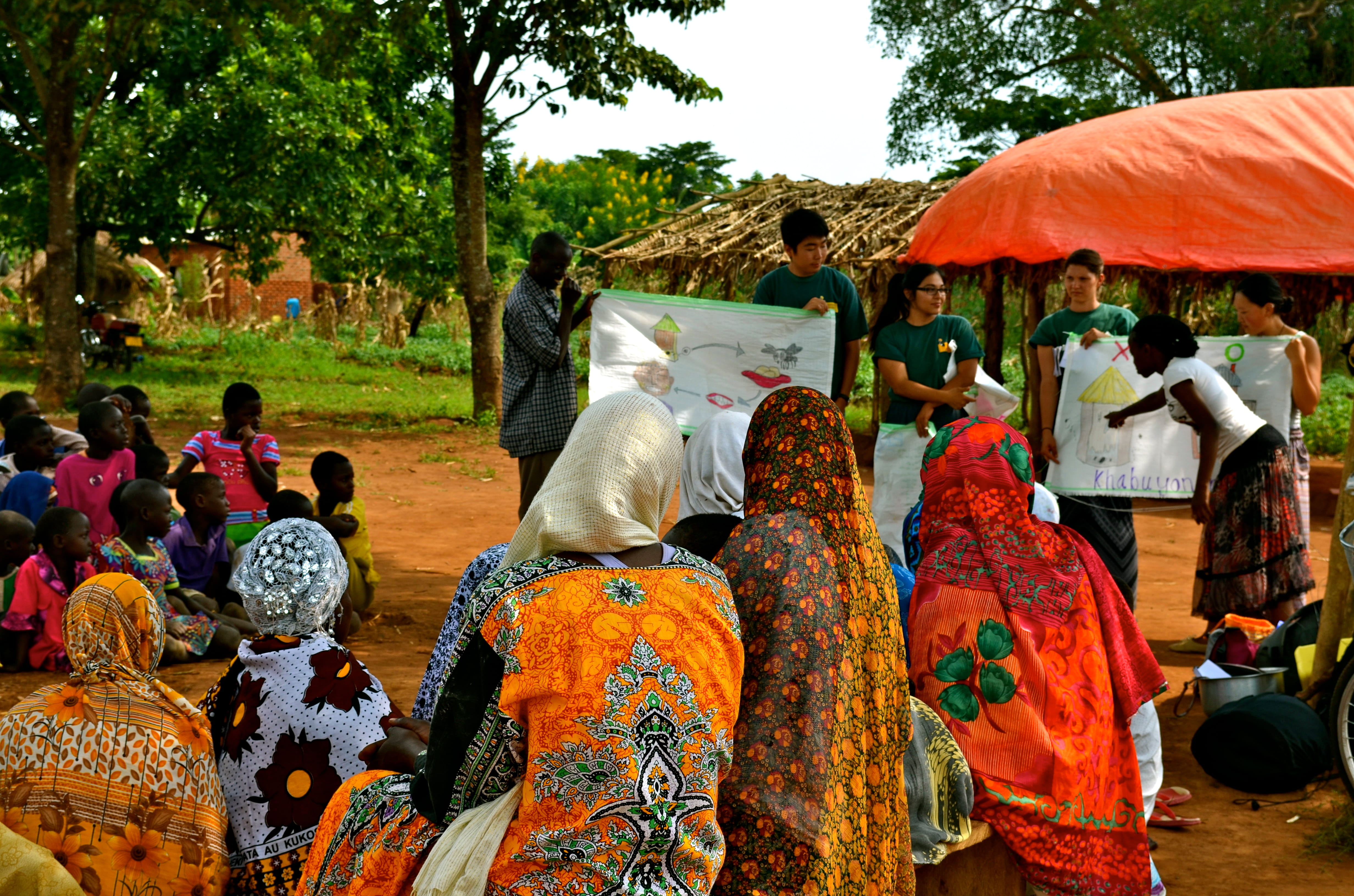 Tanzania community health outreach class