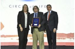 Patrick Coyne wins Circle of Life Award.