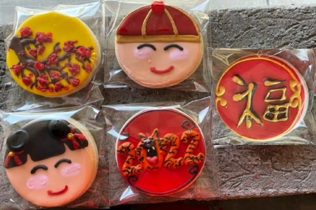 Cookies from Lunar New Year celebration.
