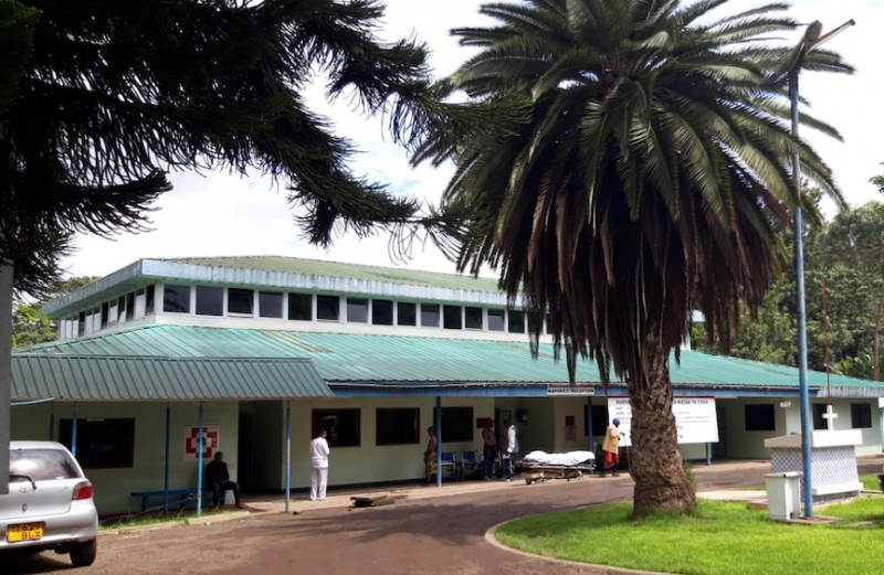 A photo of a hospital in Tanzania.