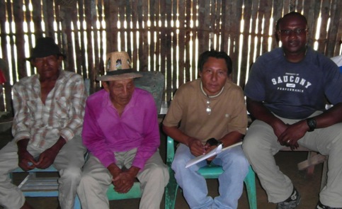 Leonard Egede with patients in Panama.