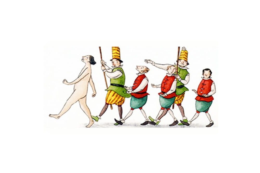 illustration from The Emperor's New Clothes