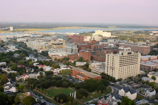 MUSC Campus Aerial view January2010