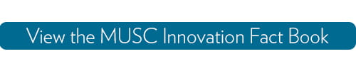View the MUSC Innovation Fact Book white type in blue button