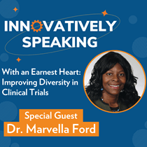 This is an image of the Innovatively Speaking podcast featuring Dr. Ford