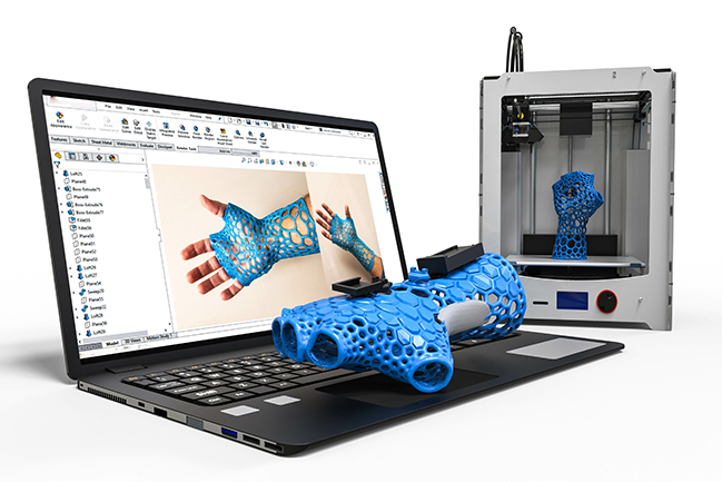 Applications of 3-D printing