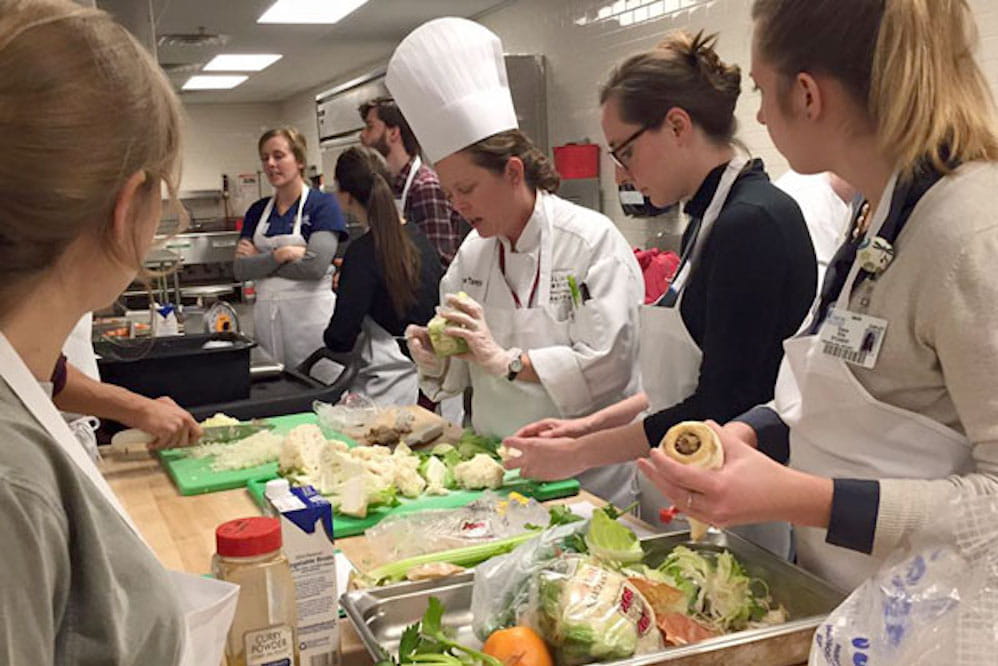 Culinary Institute of Charleston with MUSC students