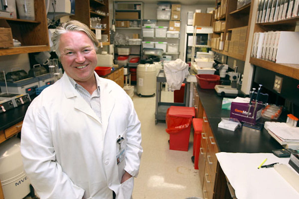 Dr. Steve Duncan in his lab