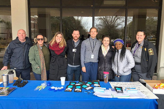 Members of the 2018 MUSC Presidential Scholars Equity Group gathered in February to kick off their Medication Take-back Tour project