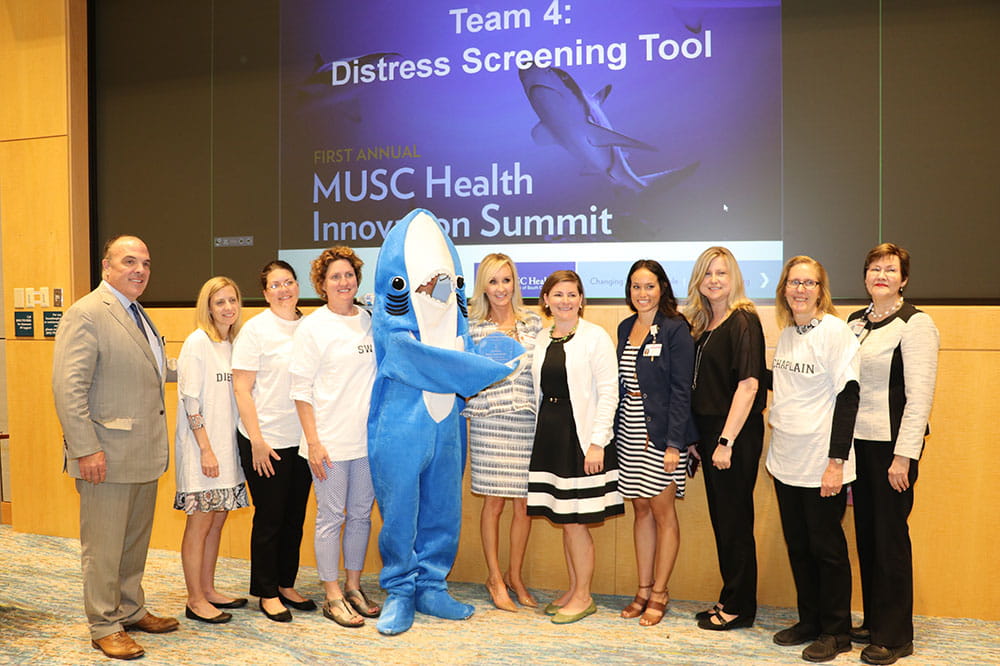 The best health innovation idea at the 1st MUSC Health Innovation Summit was presented by Hollings Cancer Center. 