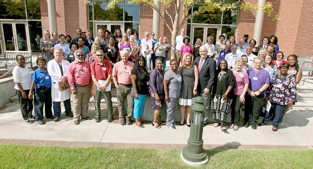 MUSC University, MUSC Health and MUSC-P employees celebrating 20 years service 