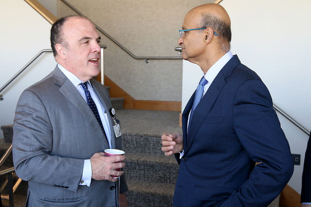 Dr. Patrick Cawley and Dr. Omar Ishrak