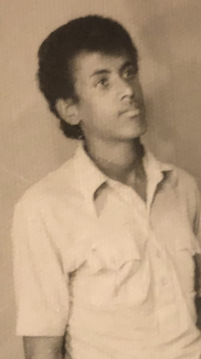 Dr. G as a teenager