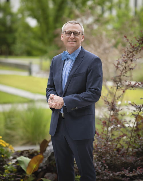 Portrait of Dr. David Zaas, MUSC Health-Charleston CEO, standing outside