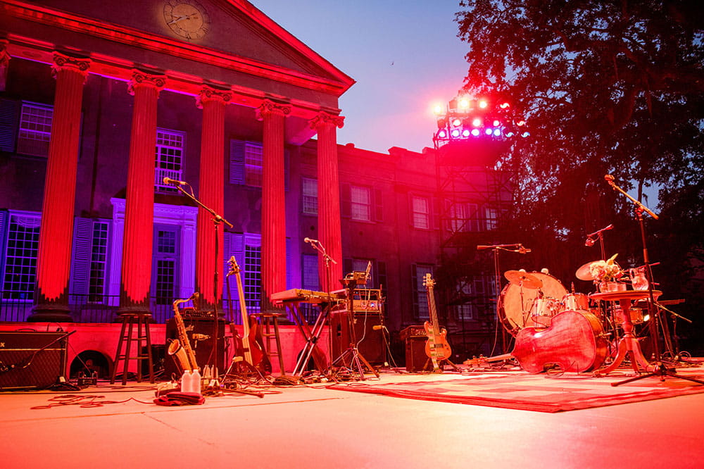 College of Charleston stage for Spoleto Festival.
