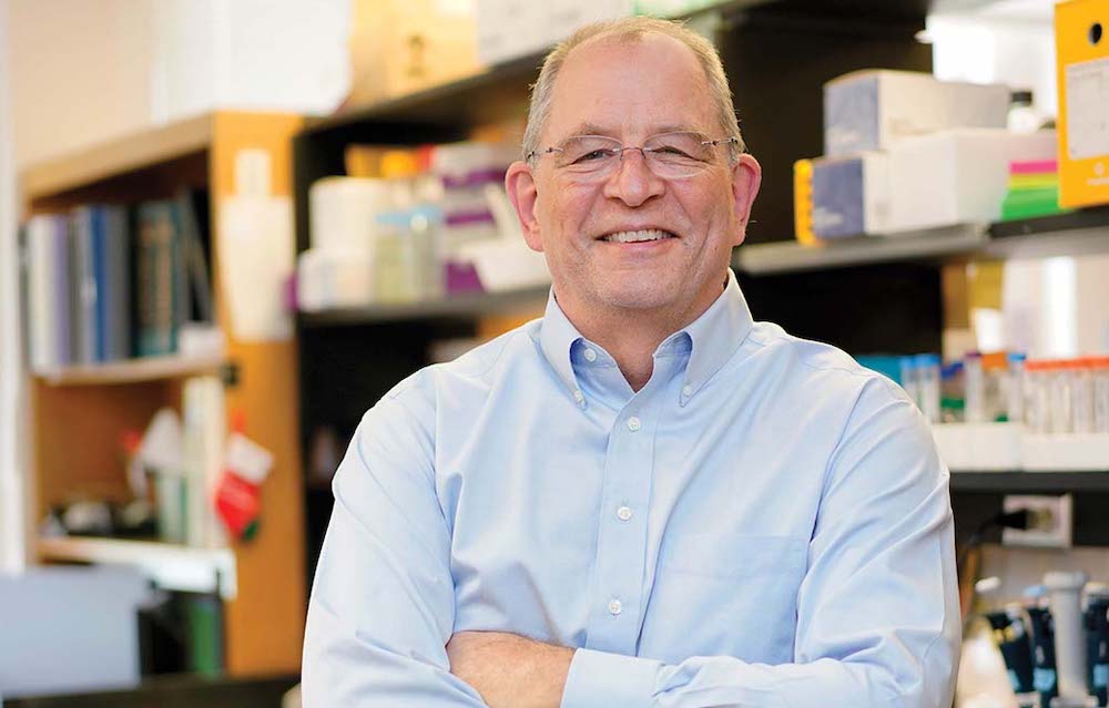 Dr. Mark Denison of Vanderbilt University Medical Center in his laboratory.