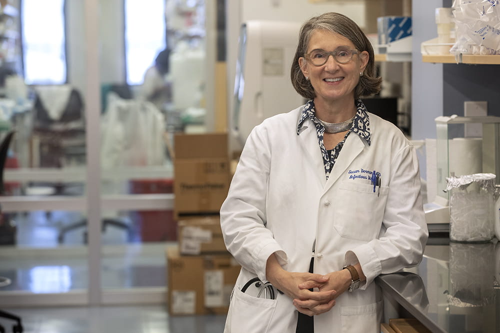 Dr. Susan Dorman of MUSC in her laboratory.