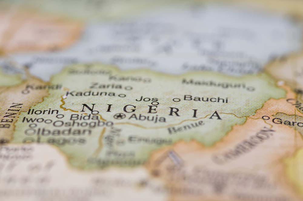 Map of Nigeria. iStock