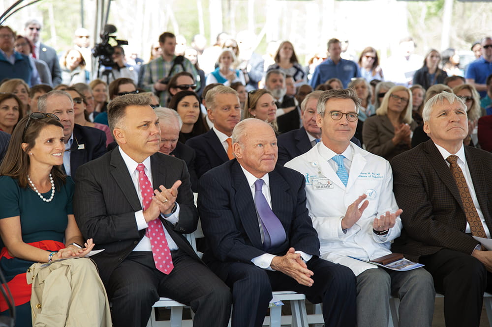 Dr. Darby, center, at the opening of the MUSC Children's Health R. Keith Summney Medical Pavilion in 2019. Photo by Anne Thompson