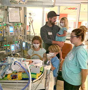 Easton Brace spent six months at MUSC and was among 157 children transported from the old hospital to the new MUSC Shawn Jenkins Children's Hospital in 2020. 