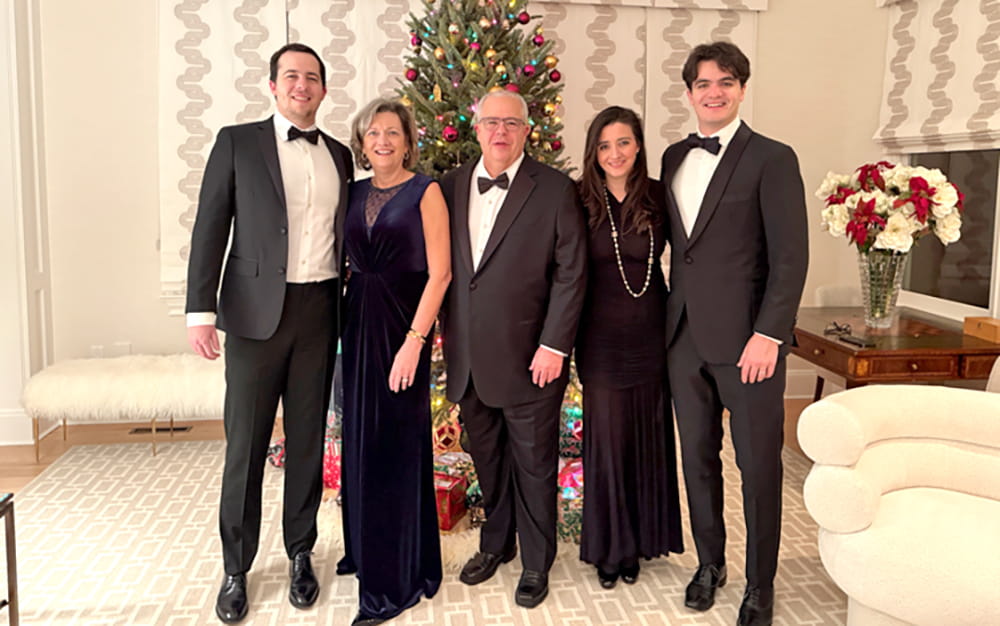 Dr. John Marymont and his family.